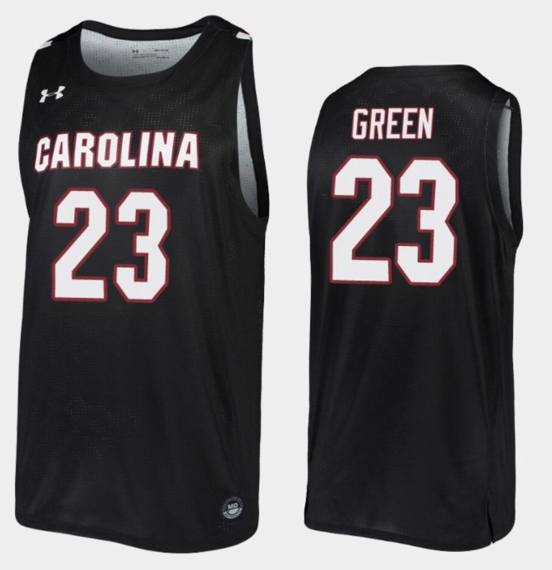 Mike Green Jersey South Carolina Gamecocks College Basketball Black Replica #23