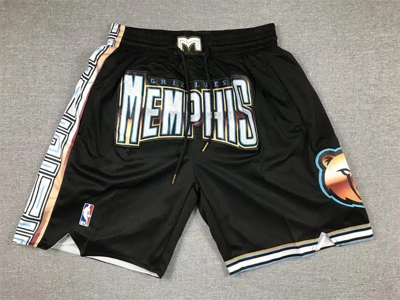 Memphis Grizzlies Black 2022-23 City Edition Shorts - Basketball Shorts Store