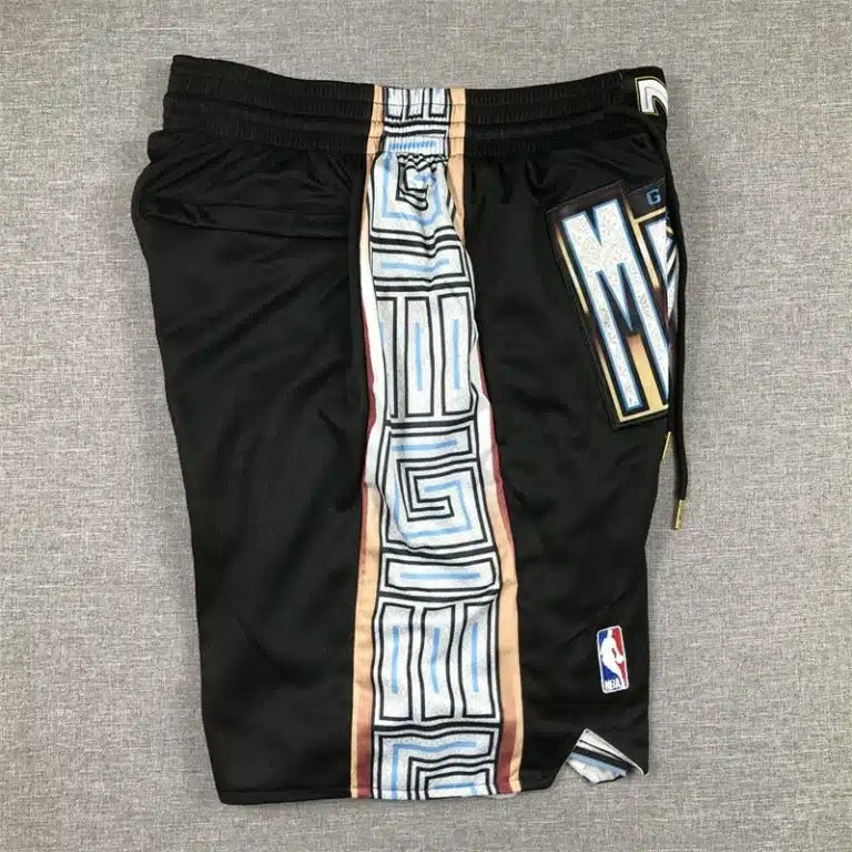 Memphis Grizzlies Black 2022-23 City Edition Shorts - Basketball Shorts Store