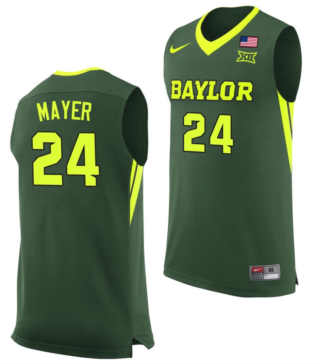 Matthew Mayer Jersey Baylor Bears College Basketball #24