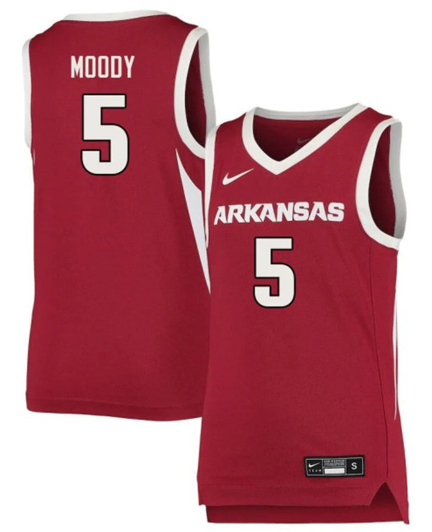 Moses Moody Jersey Arkansas Razorbacks College Basketball 100 Season #5