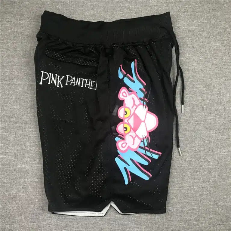 Miami Heat Pink Panther Vice Black Basketball Shorts - Basketball Shorts Store