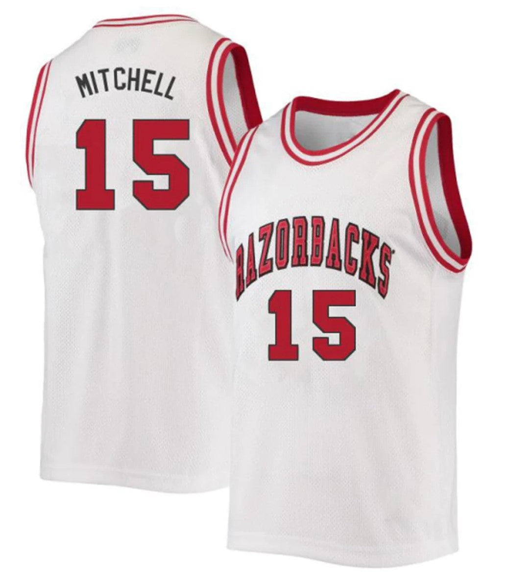 Makhi Mitchell Jersey Arkansas Razorbacks College Basketball 100 Season #15