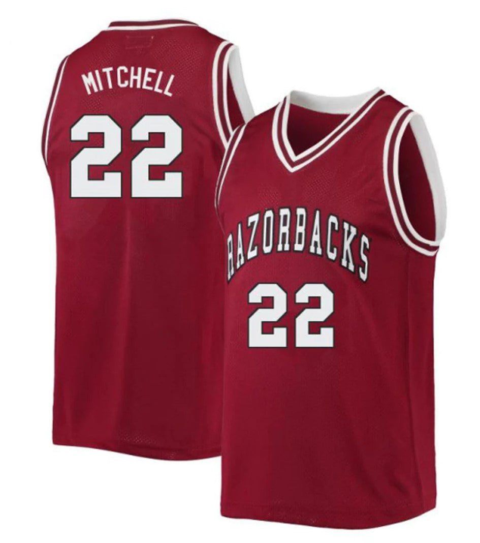 Makhel Mitchell Jersey Arkansas Razorbacks College Basketball 100 Season #22