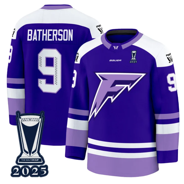Mae Batherson Jersey #9 Minnesota Frost 2025 PWHL Champions Premium Stitched