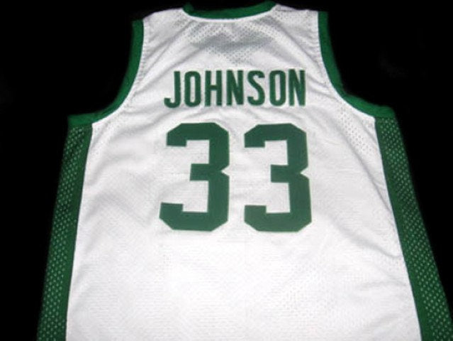 Magic Johnson Jersey #33 Michigan State Basketball White