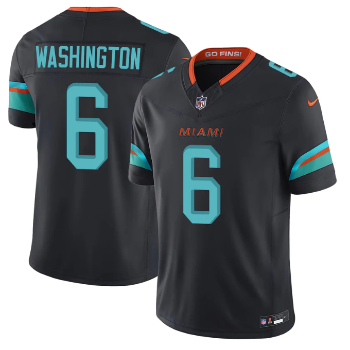 Malik Washington Jersey #6 F.U.S.E. Football Limited Rivalry Series Stitched