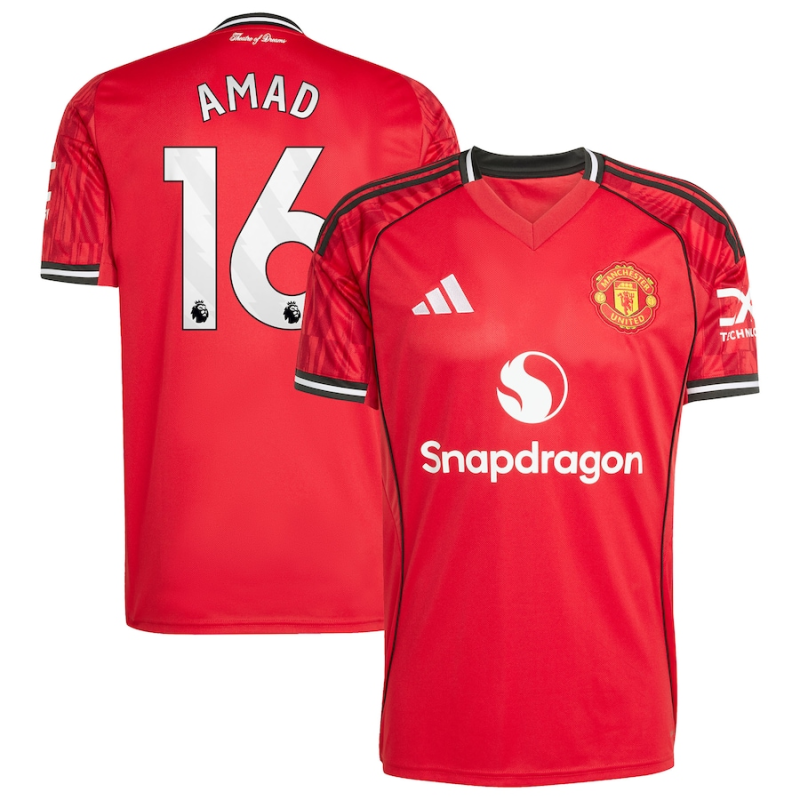Manchester United Away 2025-26 Customize Match Jersey – White