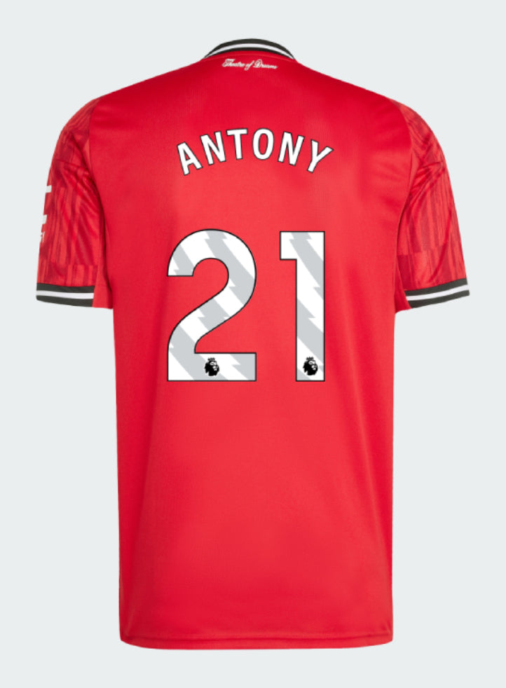 Manchester United Home 2025-26 ANTONY 21 Match Jersey – Red