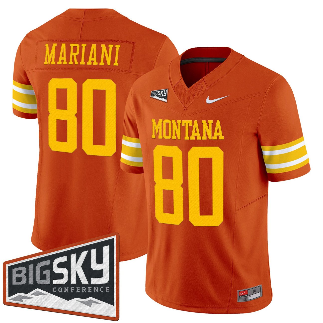 Marc Mariani Jersey #80 Montana Grizzlies 1995 Throwback Vapor Limited Stitched