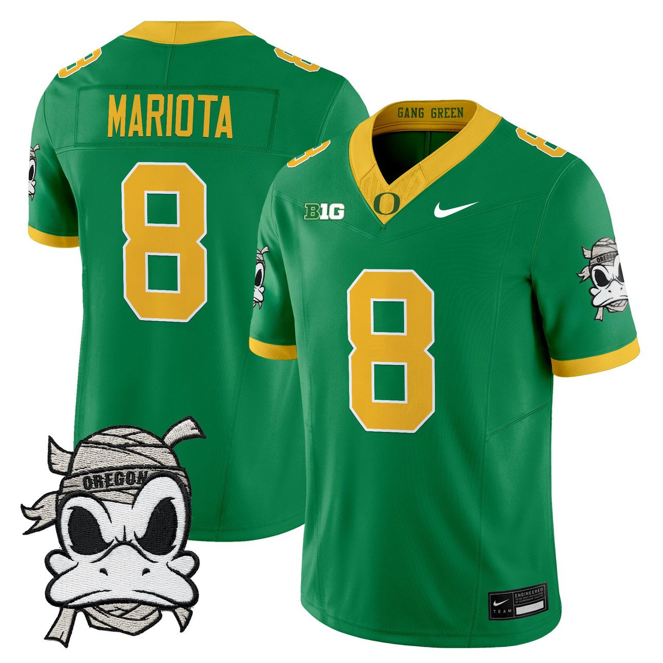 Marcus Mariota Jersey #8 Oregon Ducks 2025 Mummy Duck Vapor Limited Stitched