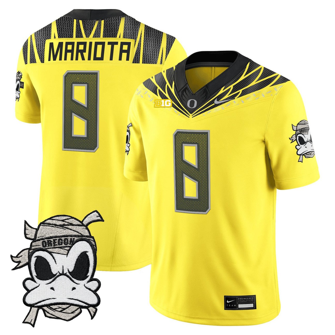 Marcus Mariota Jersey #8 Oregon Ducks 2025 Mummy Duck Vapor Limited Stitched