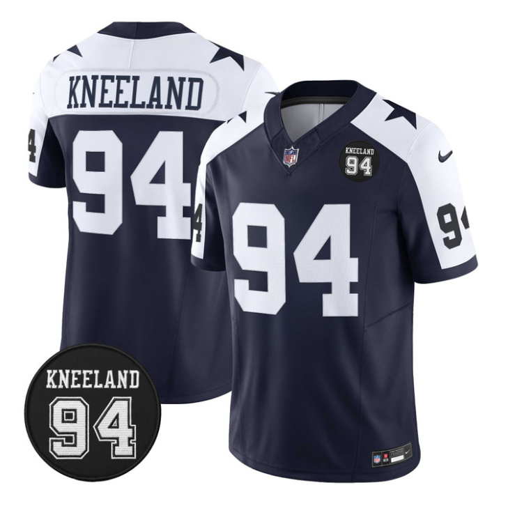 Marshawn Kneeland Jersey #94 Marshawn Kneeland Memorial Patch Stitched