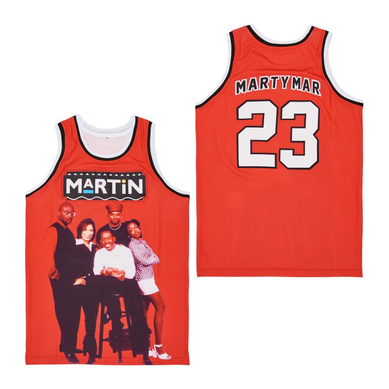 Martin #23 Martymar Movie Basketball Jersey