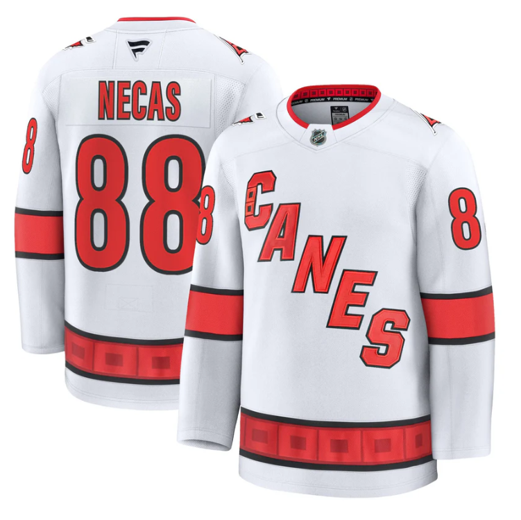 Martin Necas Jersey #88 Carolina Hurricanes 2025 - 26 Premium Stitched