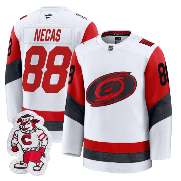 Martin Necas Jersey #88 Carolina Hurricanes 2025 - 26 Premium Stitched
