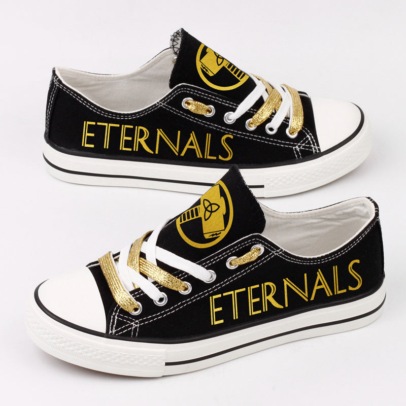 Marvel Eternals Low Top Canvas Sport Sneakers Shoes For Men Women Fans