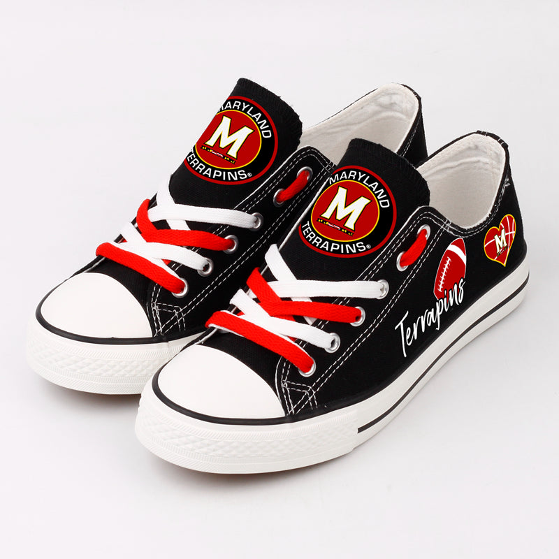 Maryland Terrapins Sport Sneakers Shoes For Men Women Fans
