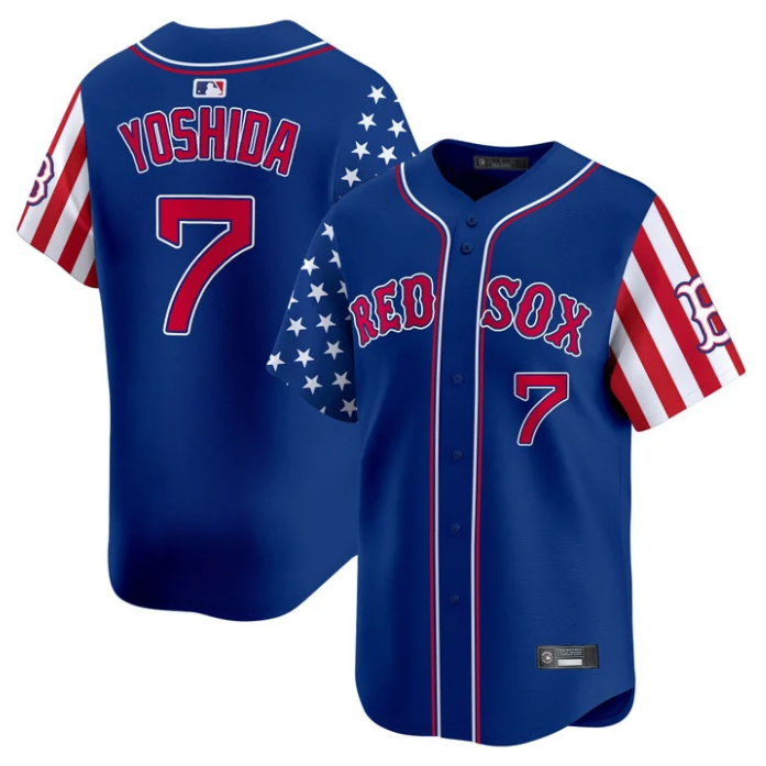 Masataka Yoshida Jersey #7 Boston Red Sox 2025 Memorial Day Vapor Premier Limited Stitched Royal