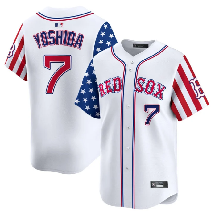 Masataka Yoshida Jersey #7 Boston Red Sox 2025 Memorial Day Vapor Premier Limited Stitched White