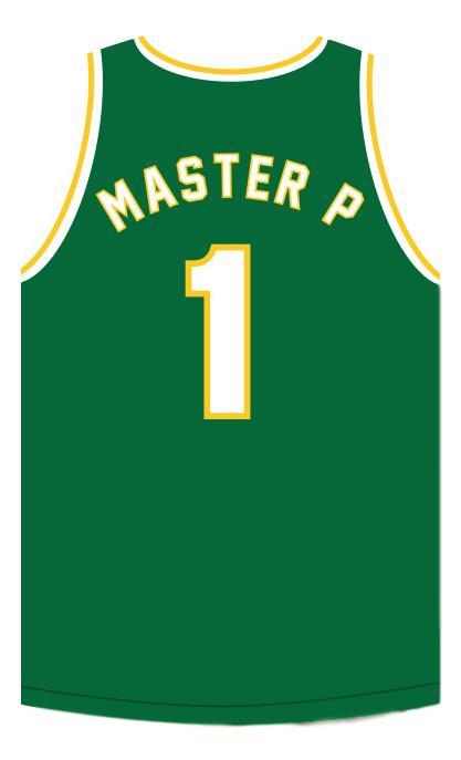Master P Jersey #1 No Limit Basketball Green