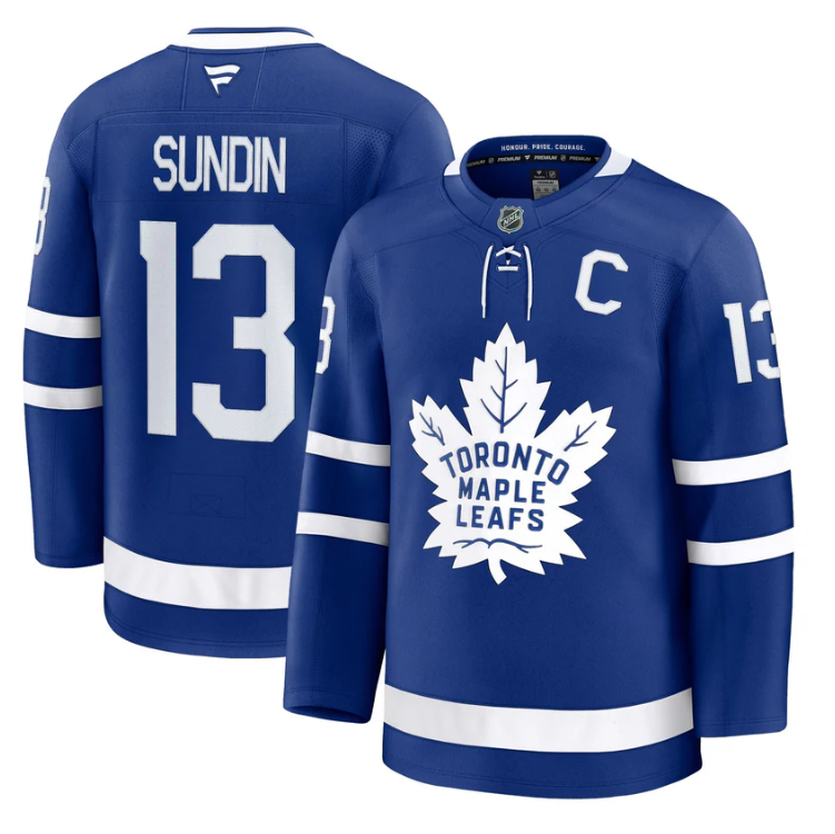 Mats Sundin Jersey #13 Toronto Maple Leafs Timeless Stitched
