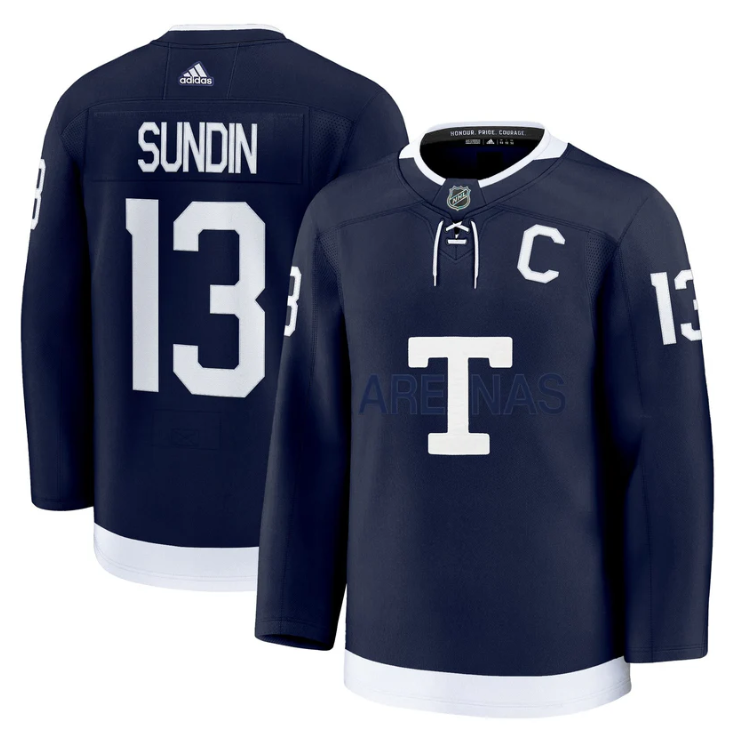 Mats Sundin Jersey #13 Toronto Maple Leafs Timeless Stitched