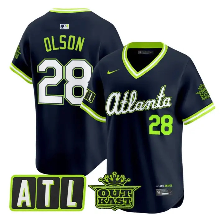 Matt Olson Jersey #28 Atlanta Braves 2026 City Connect Outkast Stitched A