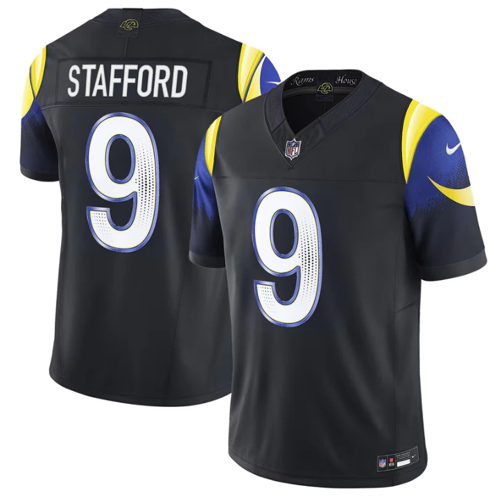 Matthew Stafford Jersey #9 Rivalries 2025 Vapor Limited Stitched