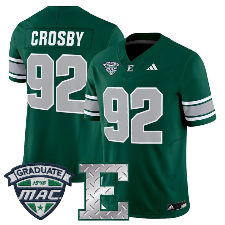 Maxx Crosby Jersey #92 Eastern Michigan Eagles 2025 Limited Stitched