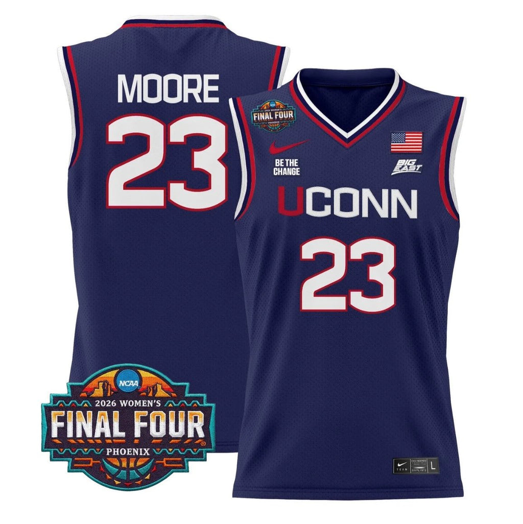 Maya Moore Jersey #23 UConn Huskies 2026 Final Four Stitched Navy