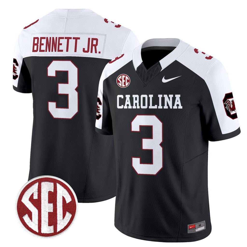 Mazeo Bennett Jr Jersey #3 Carolina 1980 Throwback Rebrand 2026 Black Alter