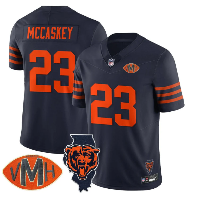 McCaskey Jersey #23 Honor Virginia Halas McCaskey Football All Stitched Throwback