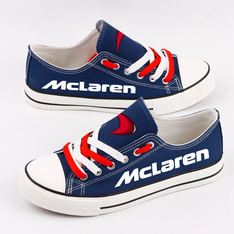 McLaren F1 Team Canvas Sneakers Shoes For Men Women Fans
