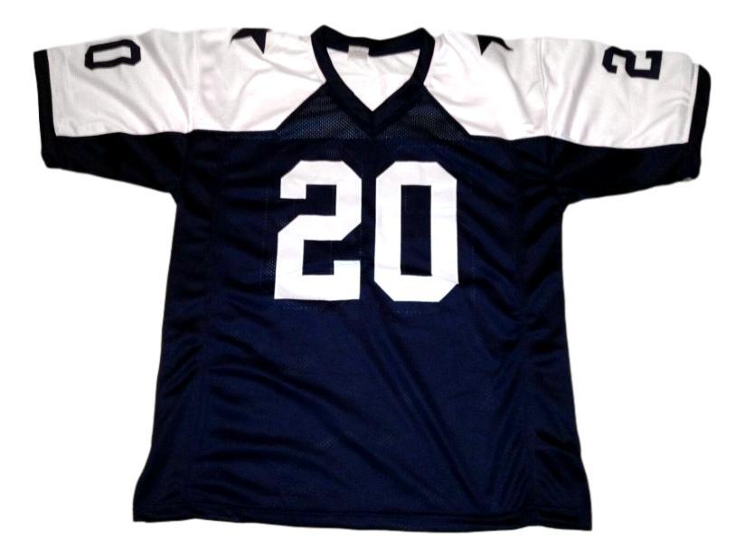 Mel Renfro CUSTOM STITCHED Unsigned Football Jersey Blue