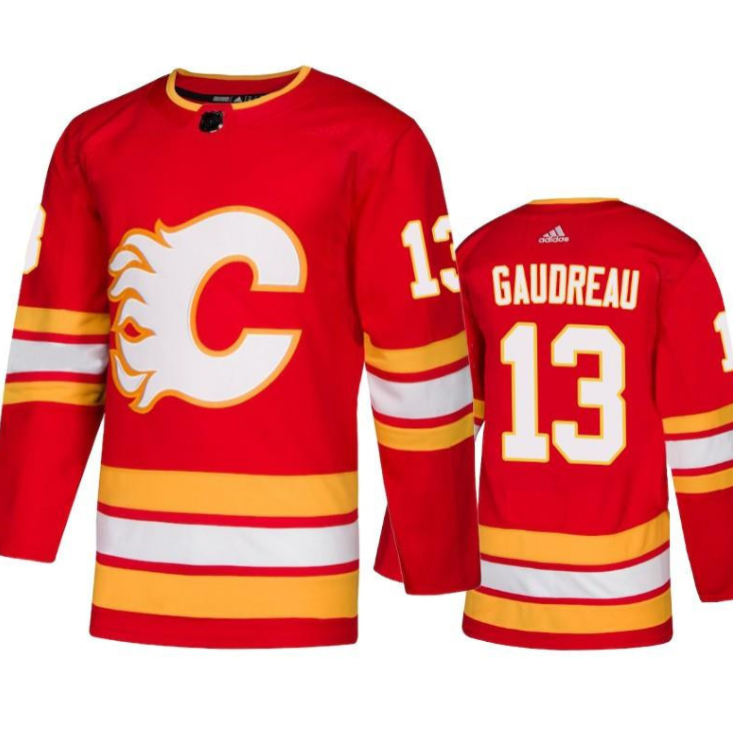 Men Calgary Flames Johnny Gaudreau 13 Alternate Red Jersey Jersey