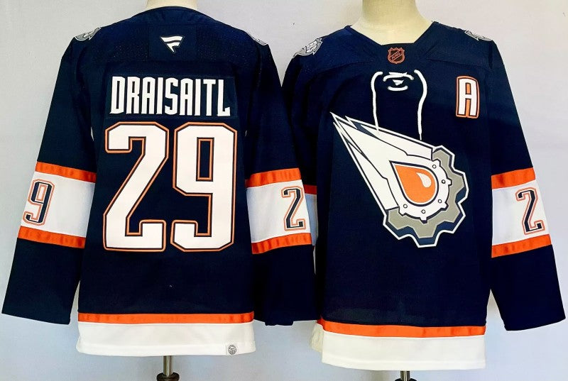 Men's Edmonton Oilers #29 Leon Draisaitl Jersey Stitched