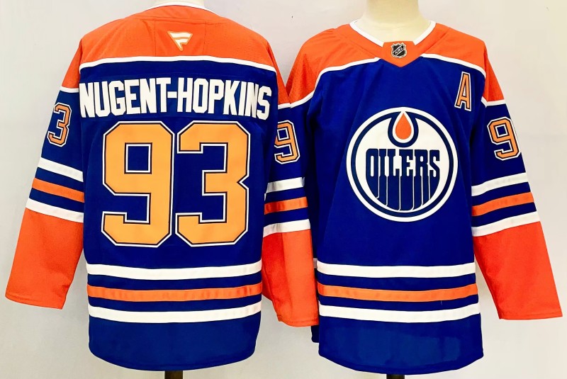 Men's Edmonton Oilers #93 Ryan Nugent-Hopkins Jersey