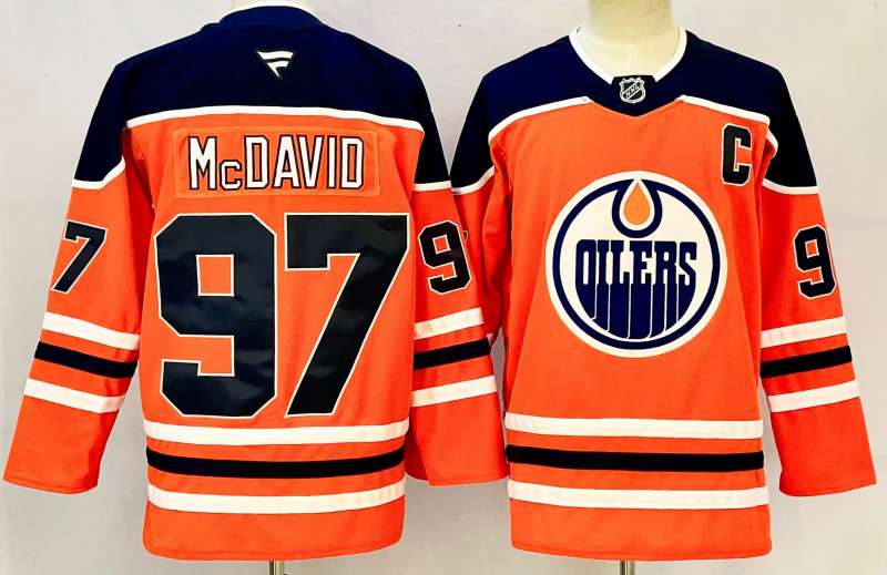 Men's Edmonton Oilers #97 Connor McDavid Jersey