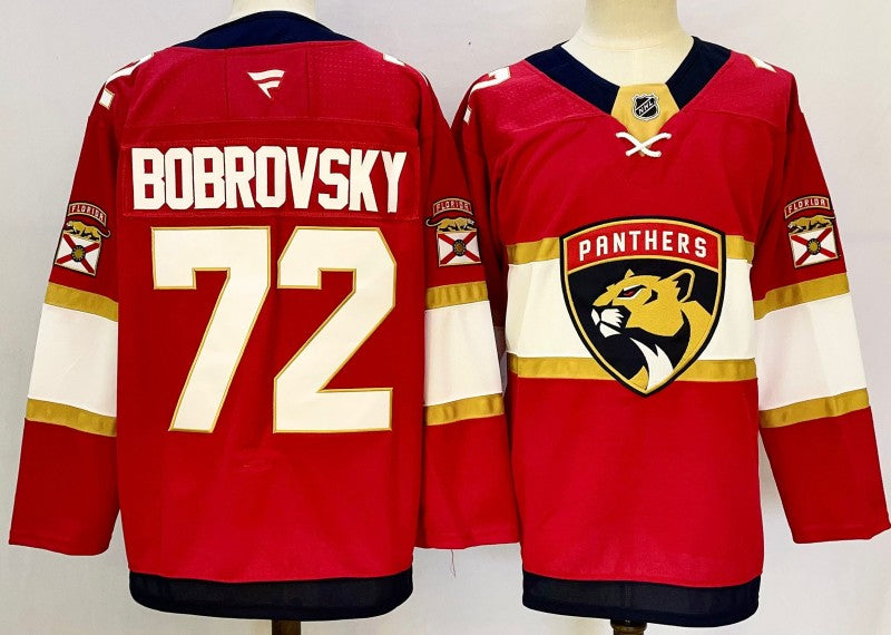 Men's Florida Panthers #72 Sergei Bobrovsky Jersey Stitched