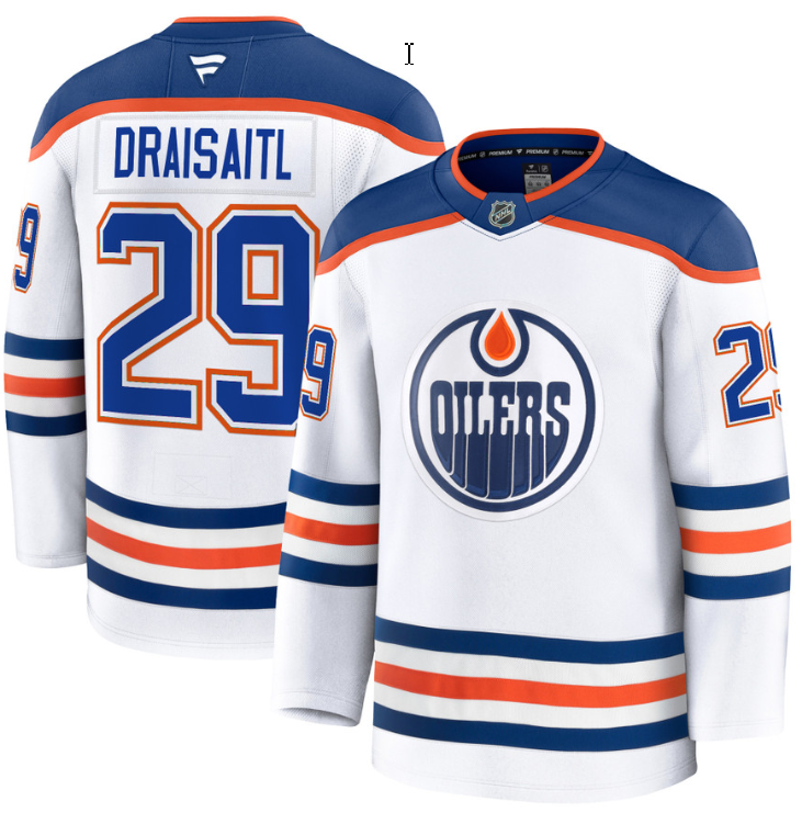 Men's Leon Draisaitl Jersey #29 Edmonton Oilers 2025 Premium Away All Stitched