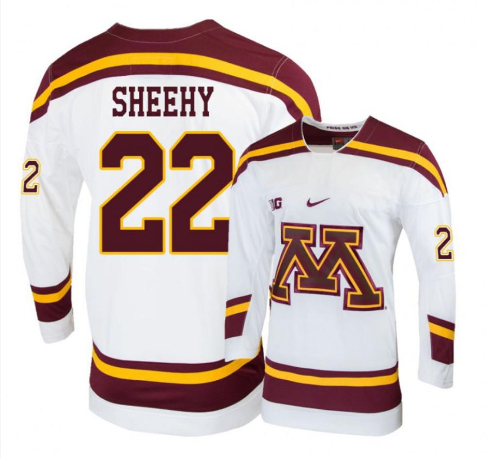 Men's Minnesota Golden Gophers #10 Brent Gates Jr. Hockey Stitched Maroon Jersey