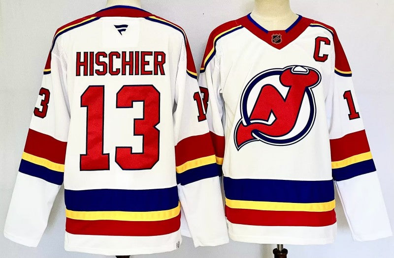 Men's New Jersey Devils #13 Nico Hischier Jersey