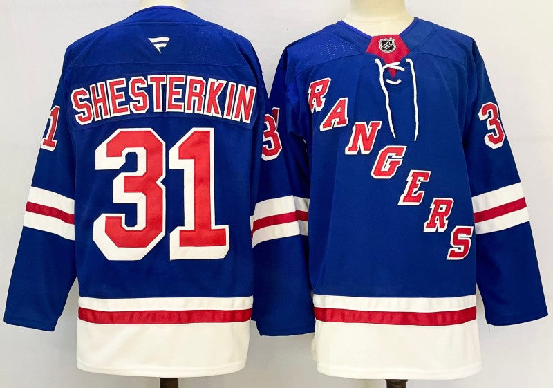 Men's New York Rangers #31 Igor Shesterkin Jersey Stitched