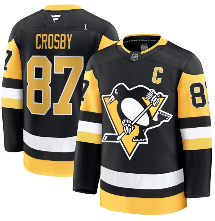 Men's Team Jersey Pittsburgh Penguins 2025 Premium All Stitched
