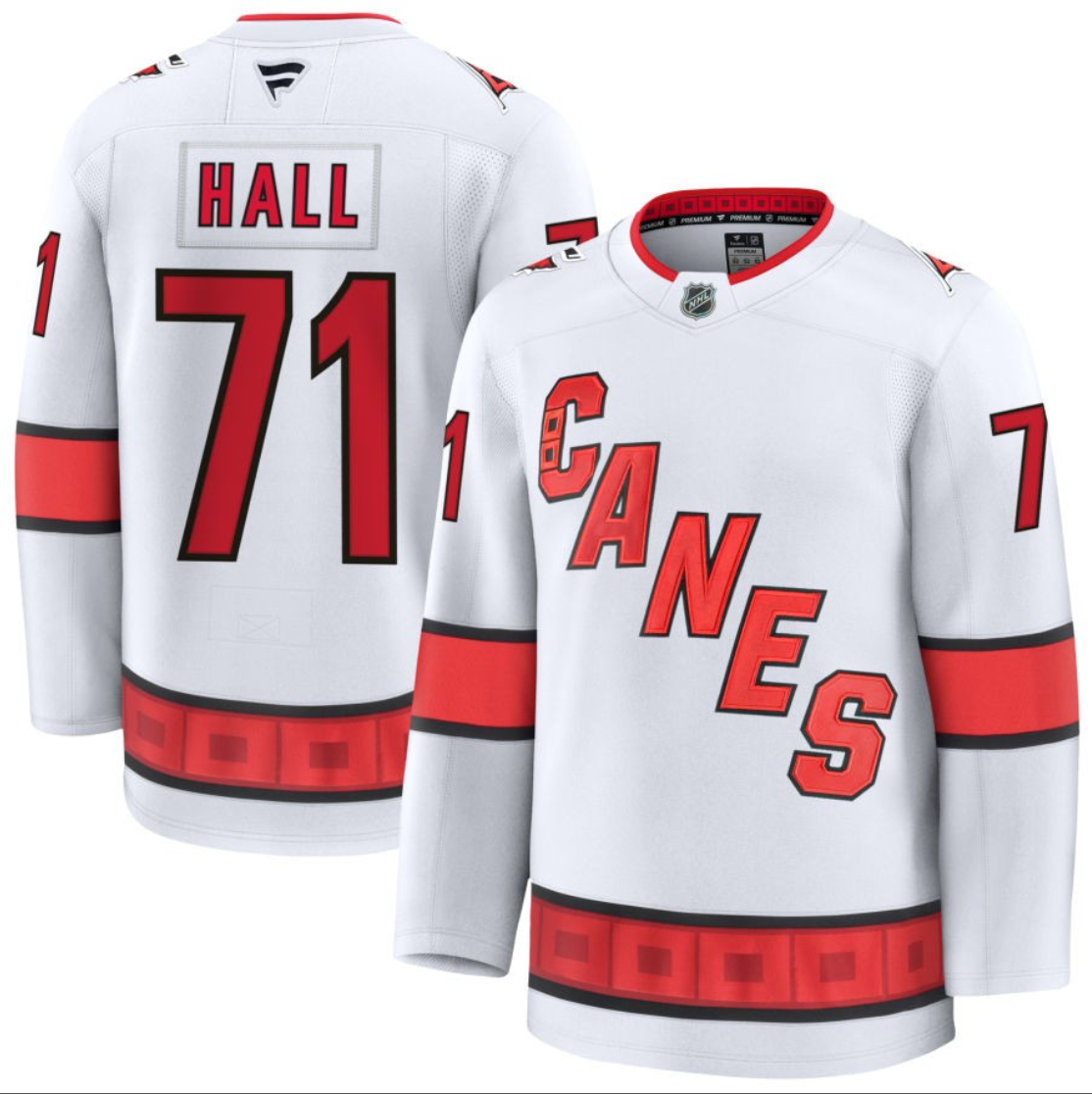 Men's Taylor Hall Jersey #71 Carolina Hurricanes All Stitched