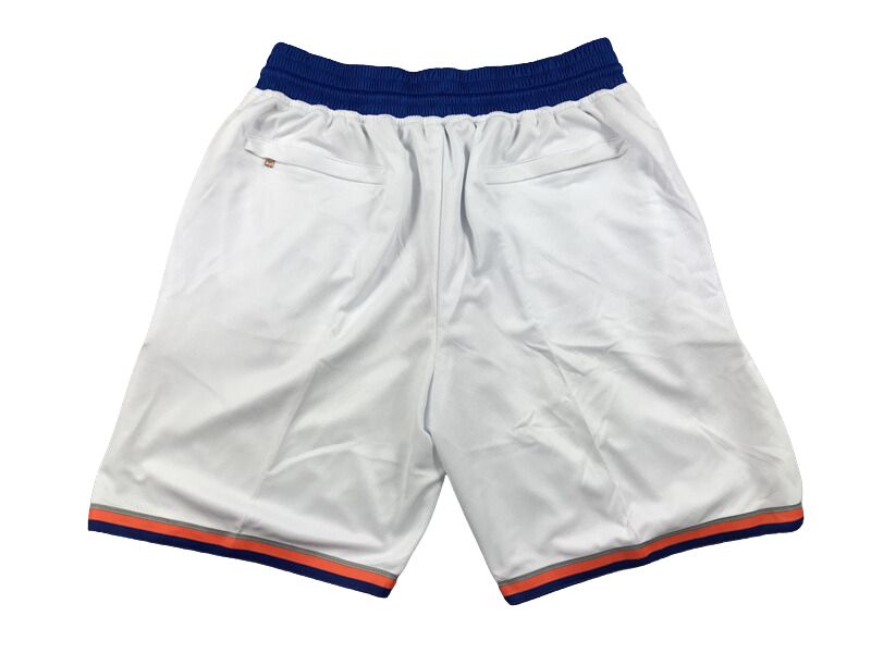 New York Knicks White Association Edition Swingman Shorts