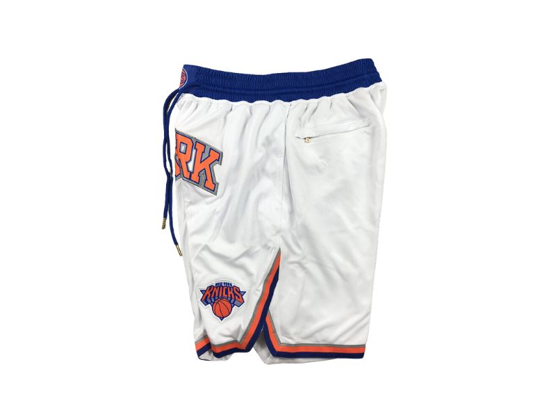 New York Knicks White Association Edition Swingman Shorts