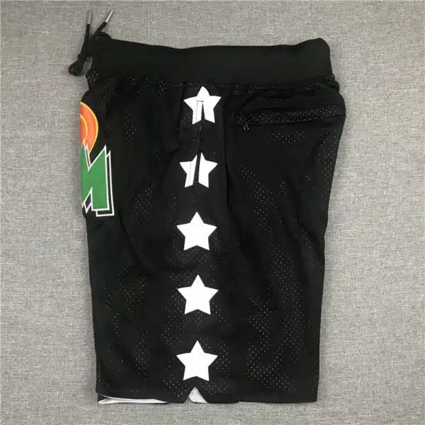 Men's Space Jam Black Basketball Shorts - Basketball Shorts Store