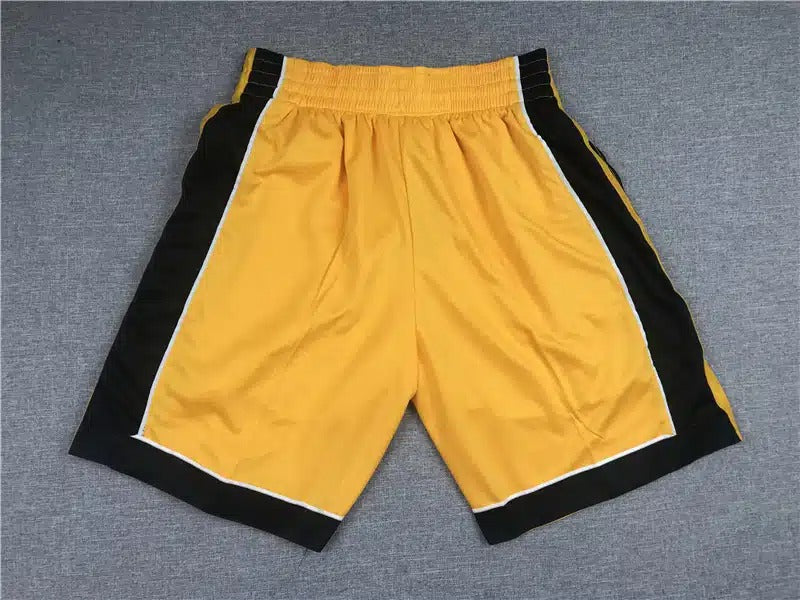 Miami Heat 2021 Yellow Earned Edition Shorts - Basketball Shorts Store